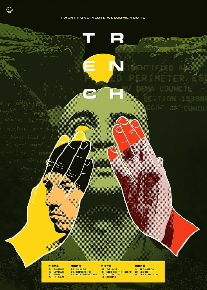 Twenty One Pilots Trench Album Poster