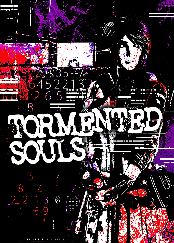 Tormented Souls Digital Art Poster