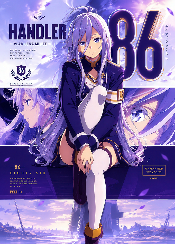 Vladilena Milizé 86 Anime Poster