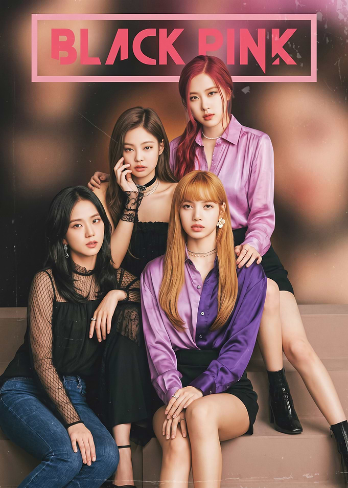 BLACKPINK Group Portrait Poster