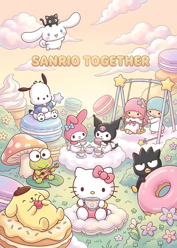 Sanrio Together Characters Tea Party