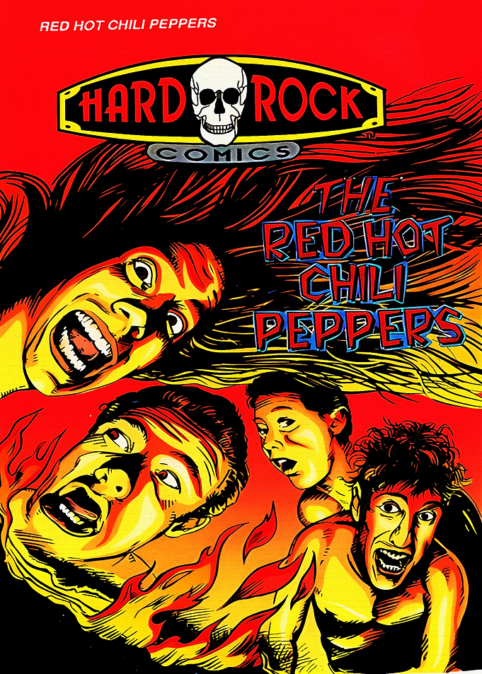 Red Hot Chili Peppers Comic Cover