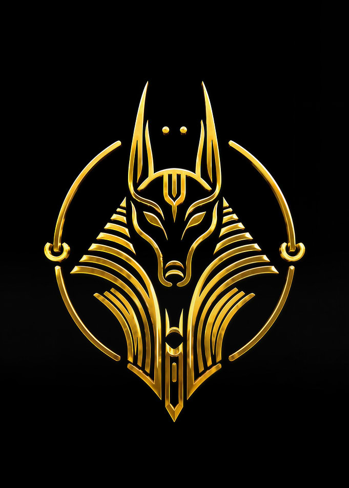 Golden Anubis Emblem Sigil