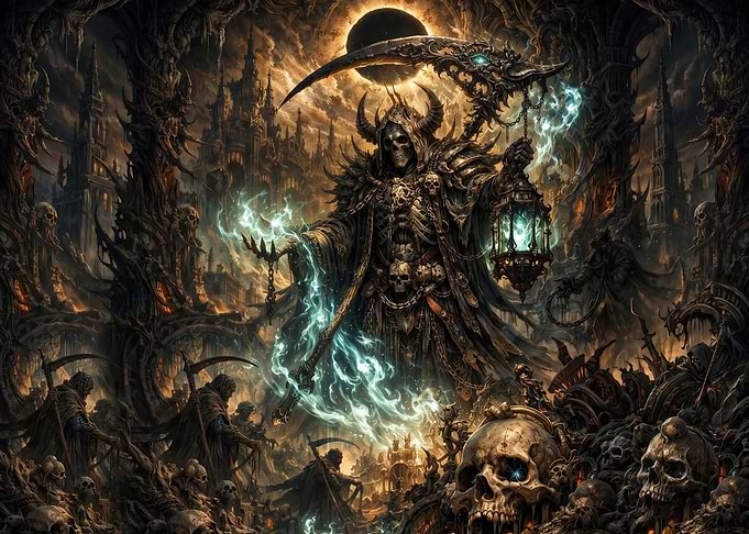 Grim Reaper Overlord in Dark Realm