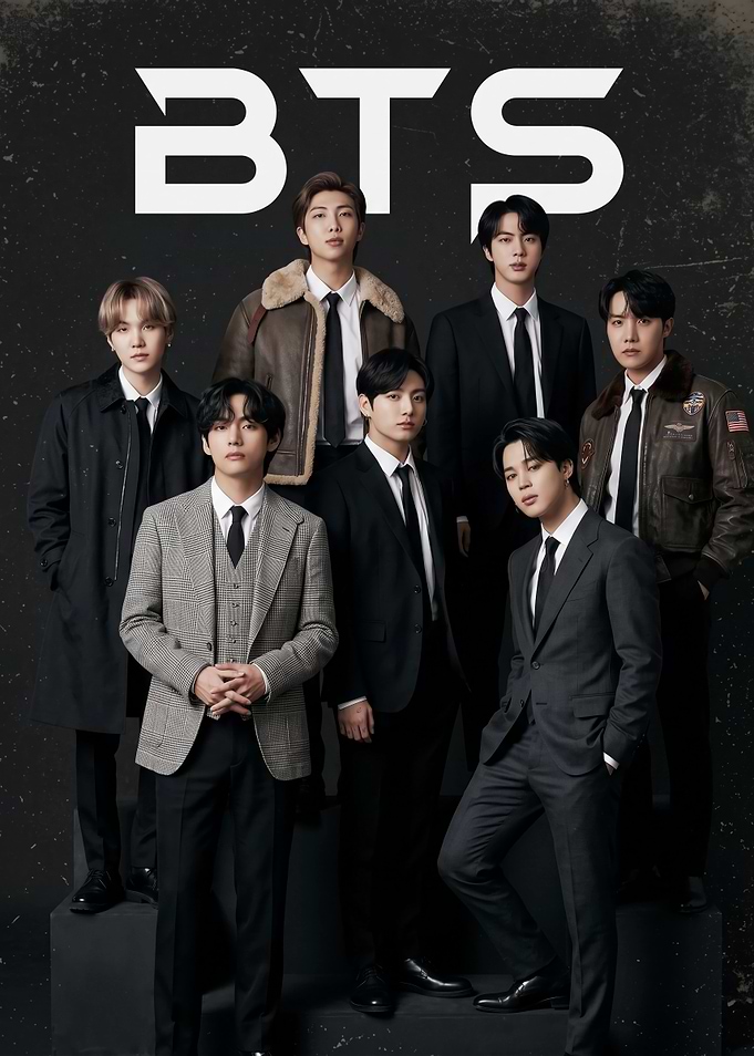 BTS Group Portrait in Formal Attire
