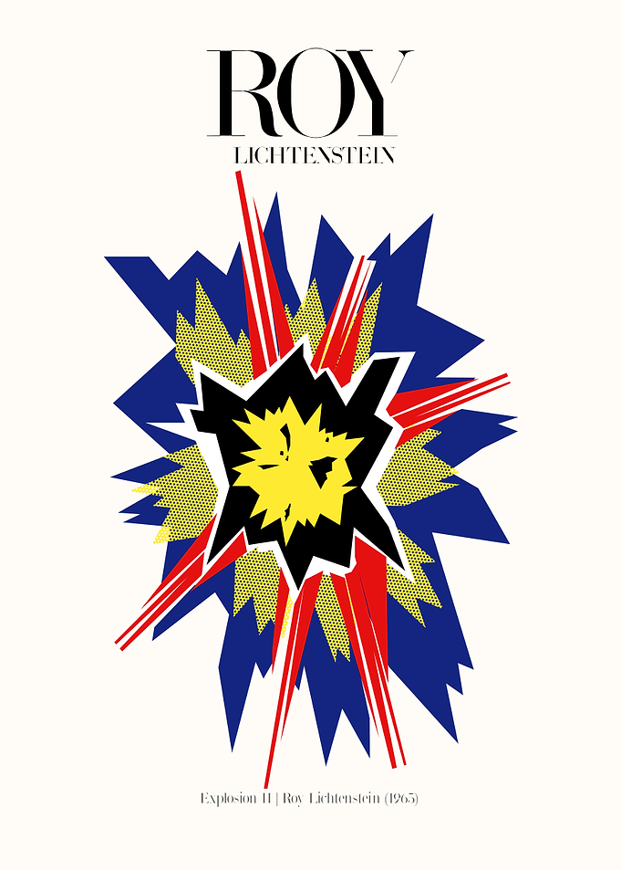 Roy Lichtenstein | Explosion II Poster