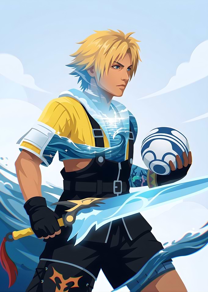 Tidus from Final Fantasy X