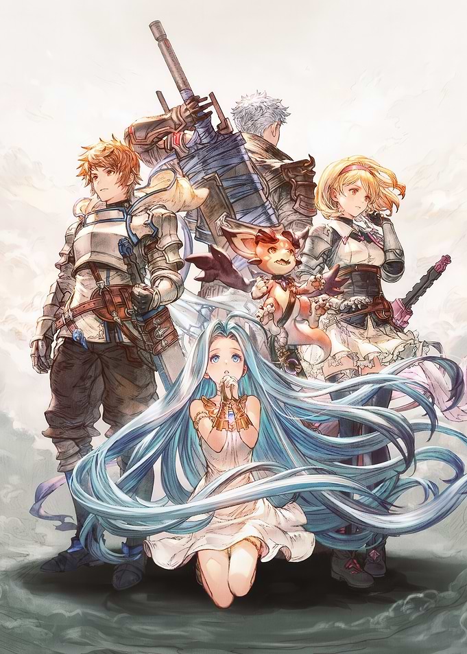 Granblue Fantasy Character Group Illustration