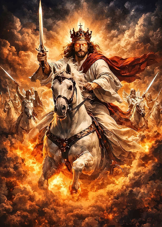 Jesus Christ Riding White Horse