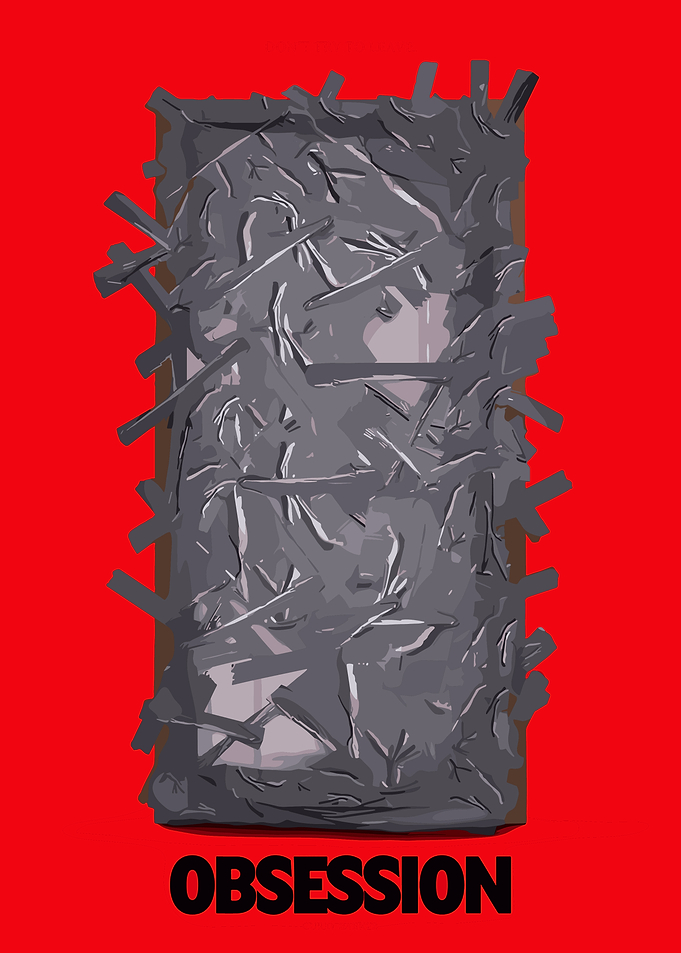 Obsession Abstract Art Poster