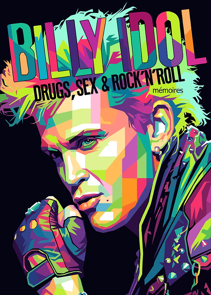 Billy Idol Pop Art Portrait