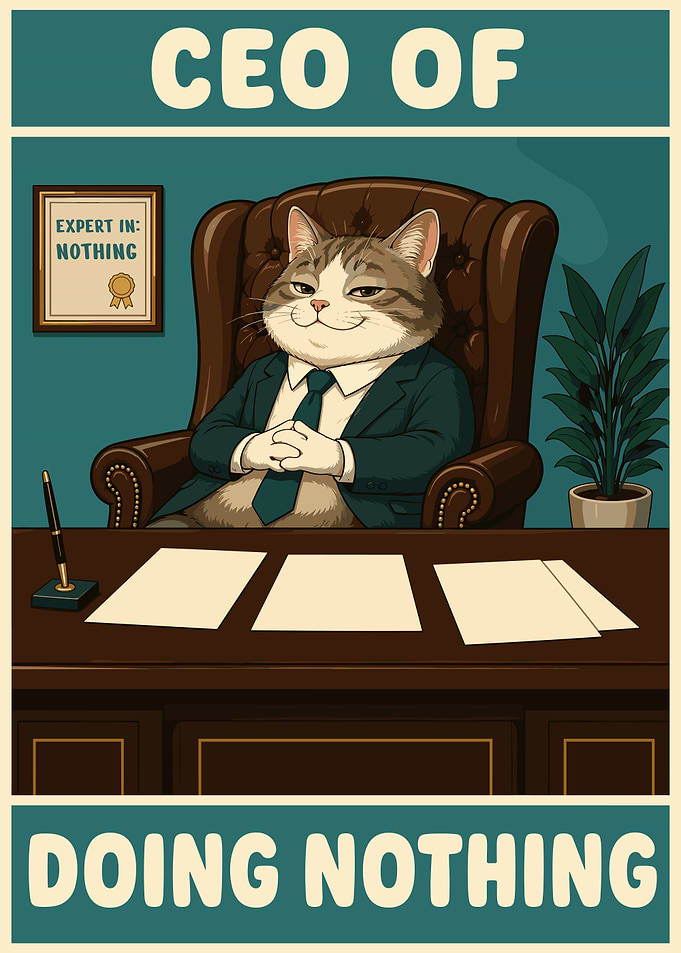 Funny Cat CEO Meme