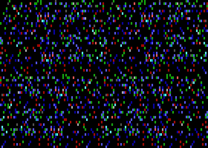 Digital RGB Pixel Noise Pattern