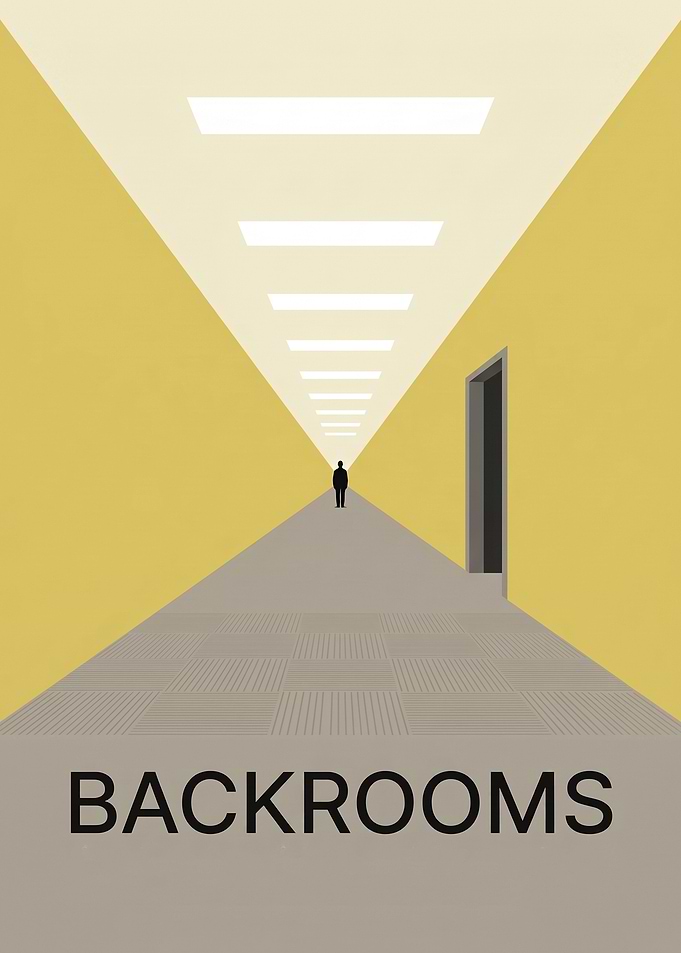 Minimalist Backrooms Movie Poster