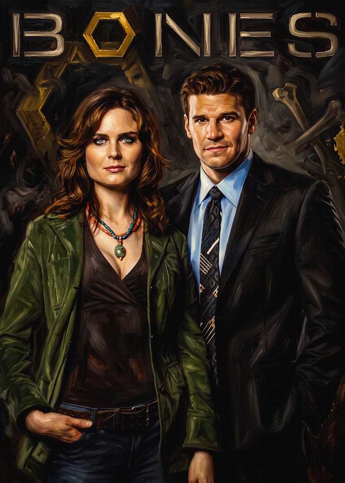 Bones TV Show Character Portrait
