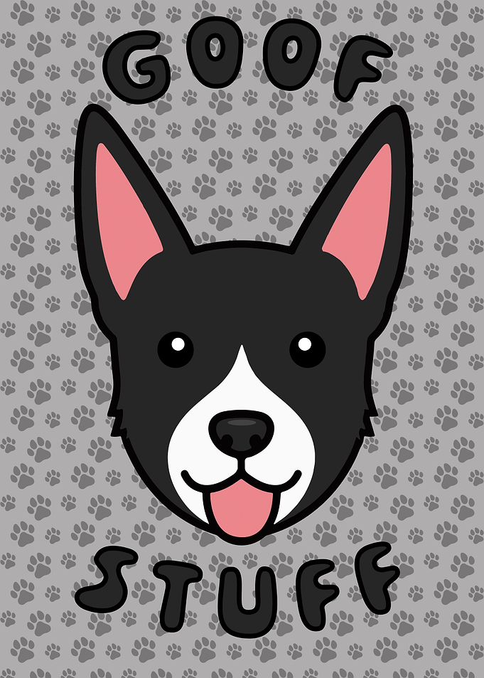 Goof Stuff Dog Illustration