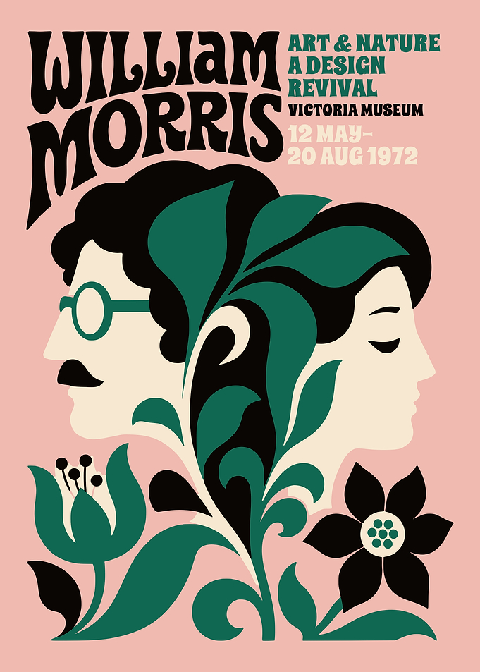 William Morris Design Revival Poster