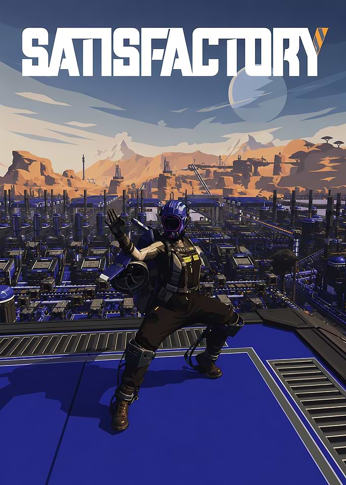 Satisfactory Game Poster