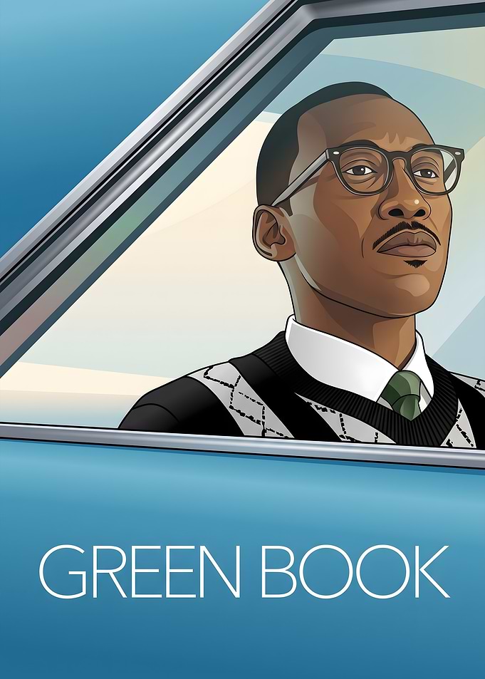 Green Book Movie Poster Illustration