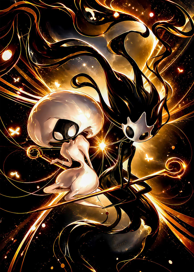 Hollow Knight Inspired Celestial Duo