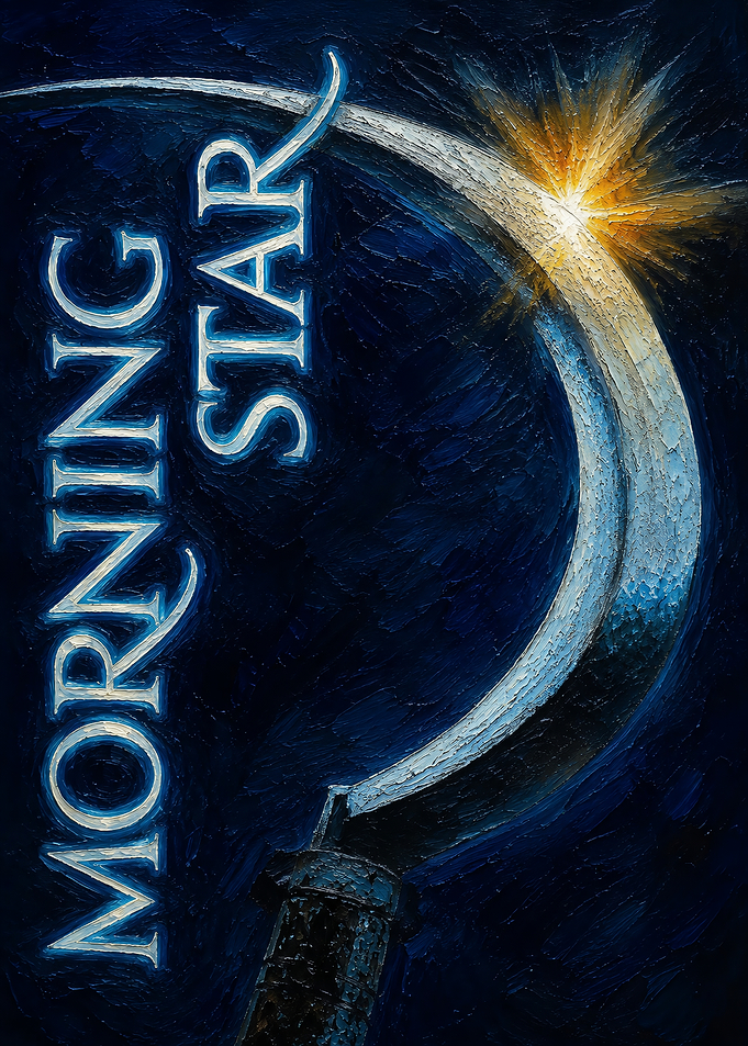 Morning Star Sickle Oil Painting