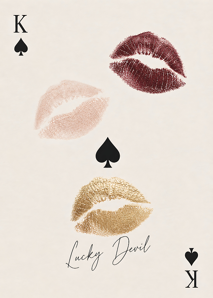 Lucky Devil King of Spades Card