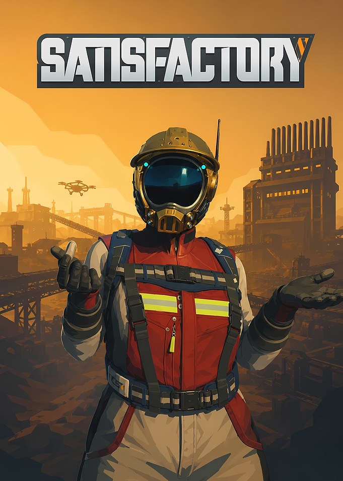 Satisfactory Game Poster