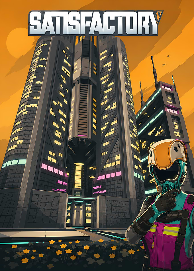 Satisfactory Game Poster Art