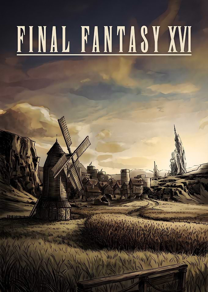 Final Fantasy XVI Landscape Art