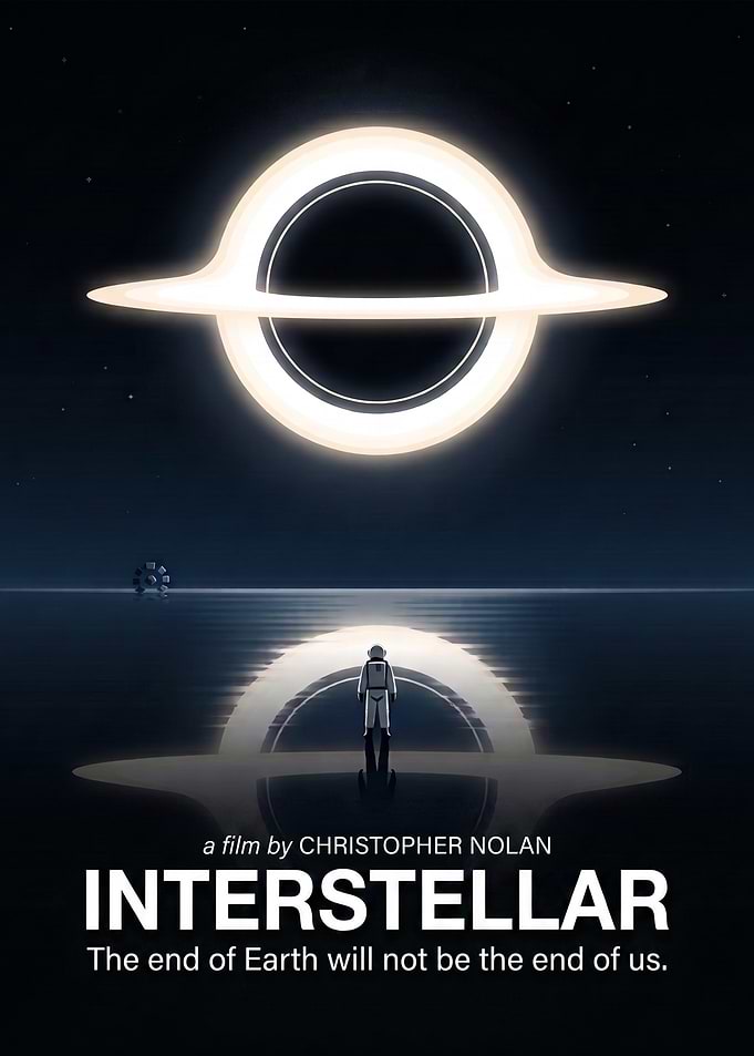 Interstellar Movie Poster Minimalist Art
