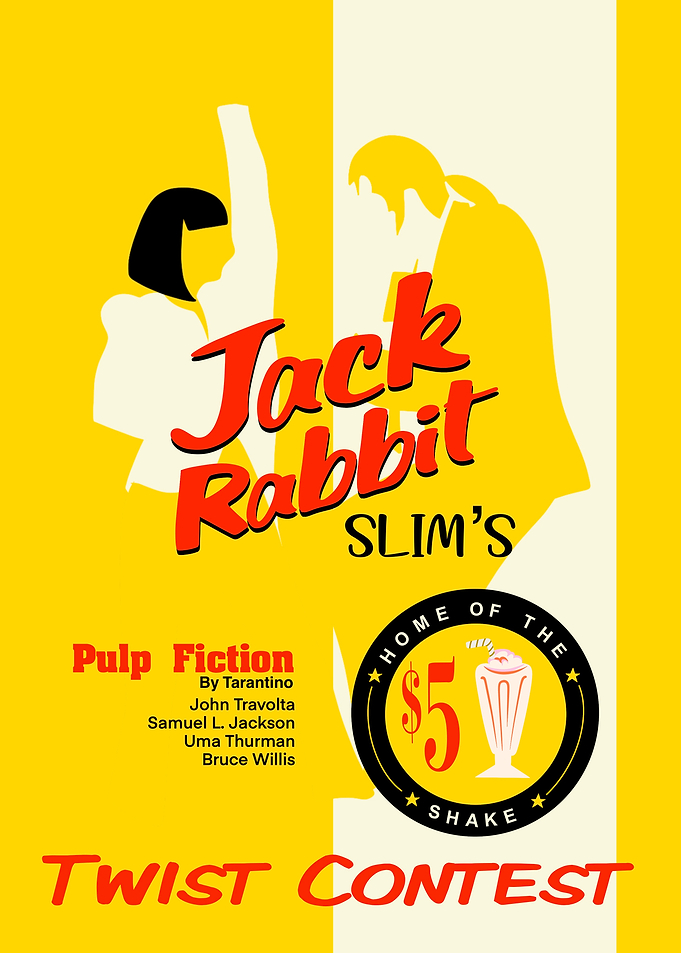 Pulp Fiction Jack Rabbit Slim's Poster