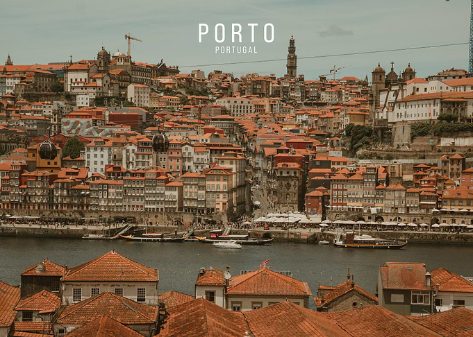 Scenic View of Porto Portugal