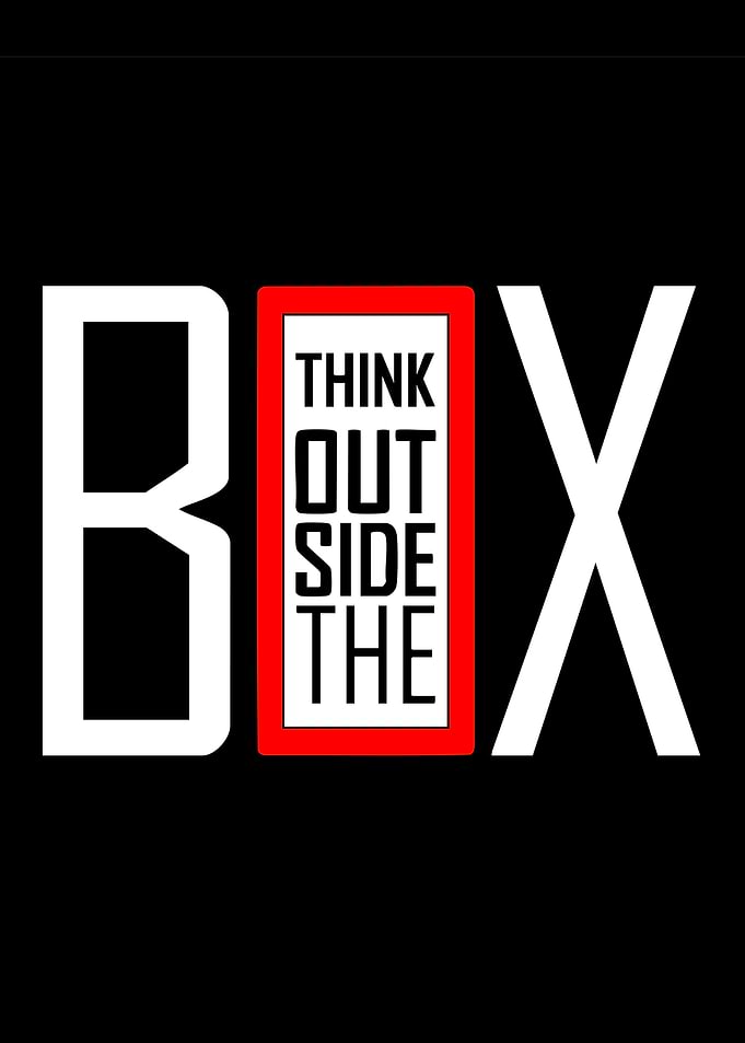 Think Outside The Box Typography