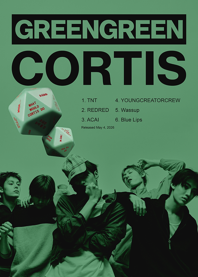 Greengreen Cortis Music Album Poster