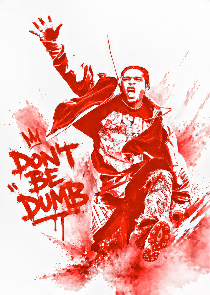 A$AP Rocky Don't Be Dumb Poster