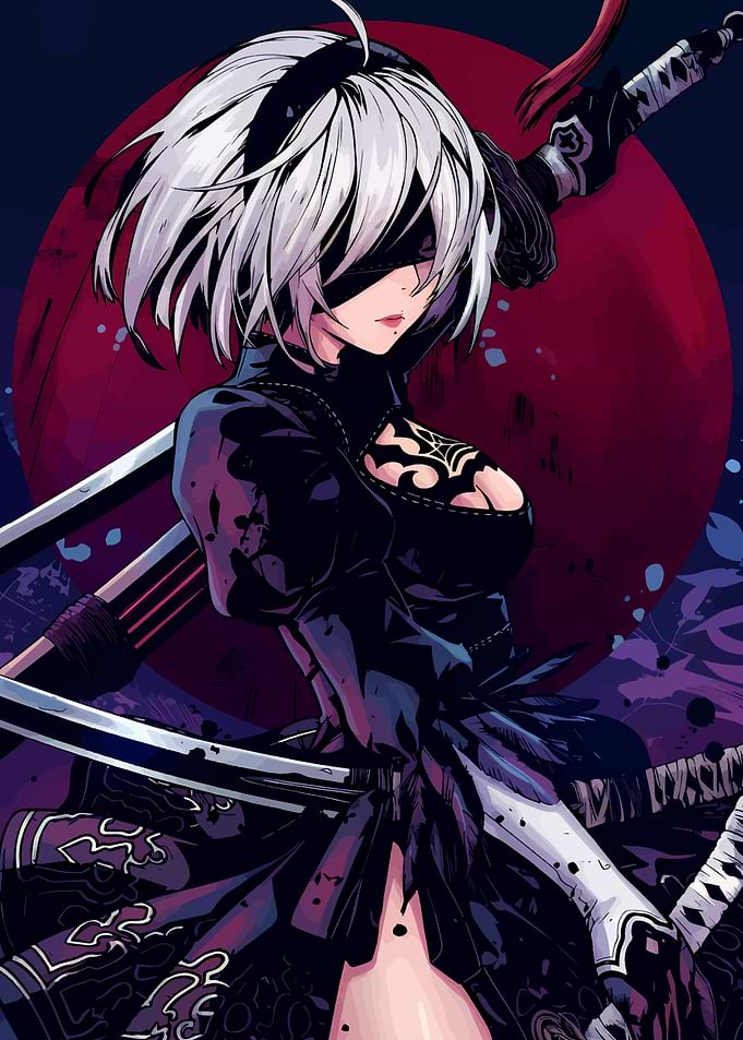 2B from NieR: Automata
