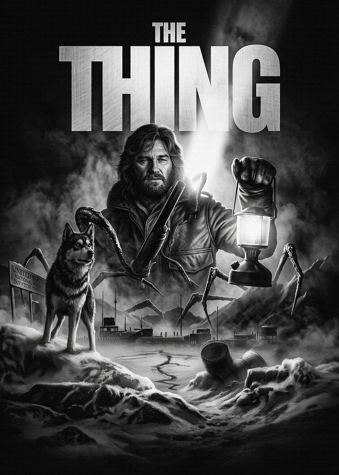 The Thing Movie Poster Art