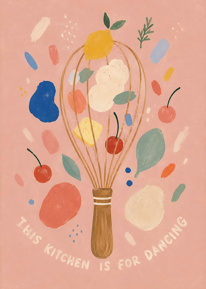 This Kitchen Is For Dancing Poster