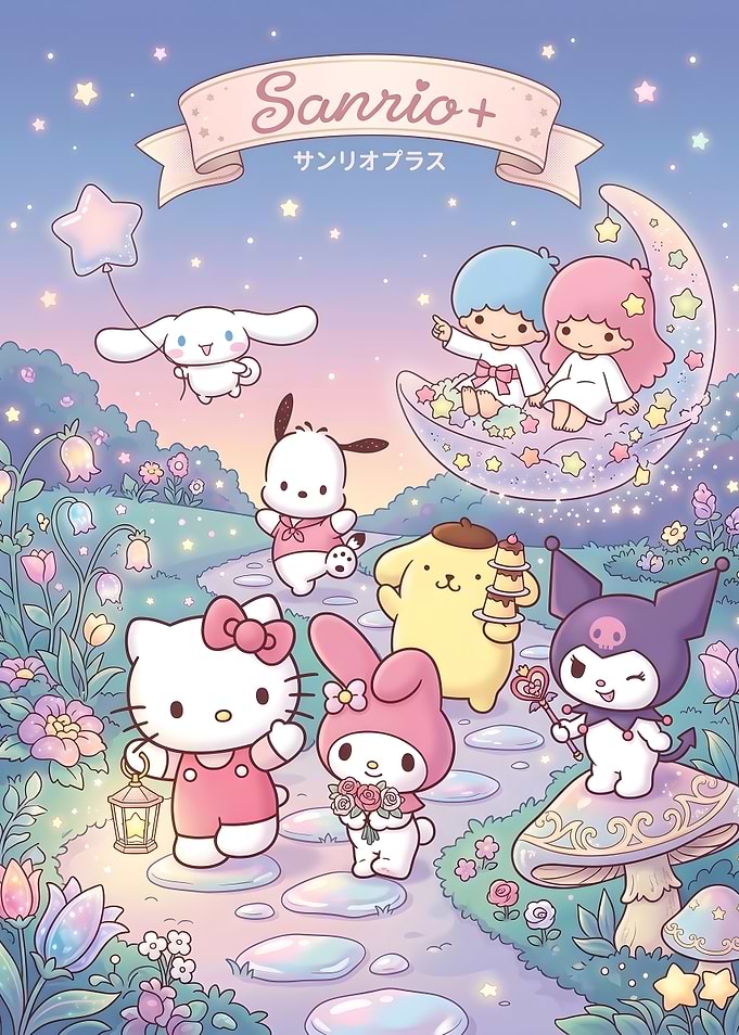 Sanrio Characters Magical Night Garden