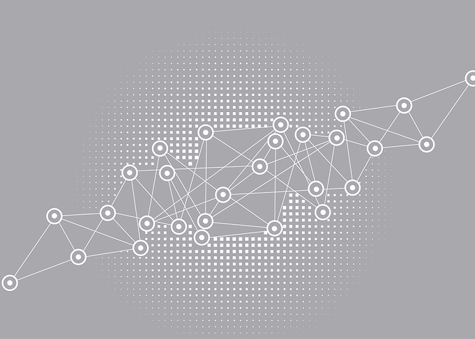 Abstract Network Connection Graphic