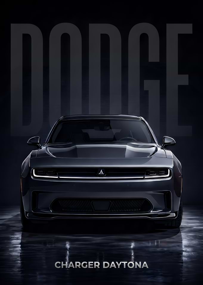 Dodge Charger Daytona Front View