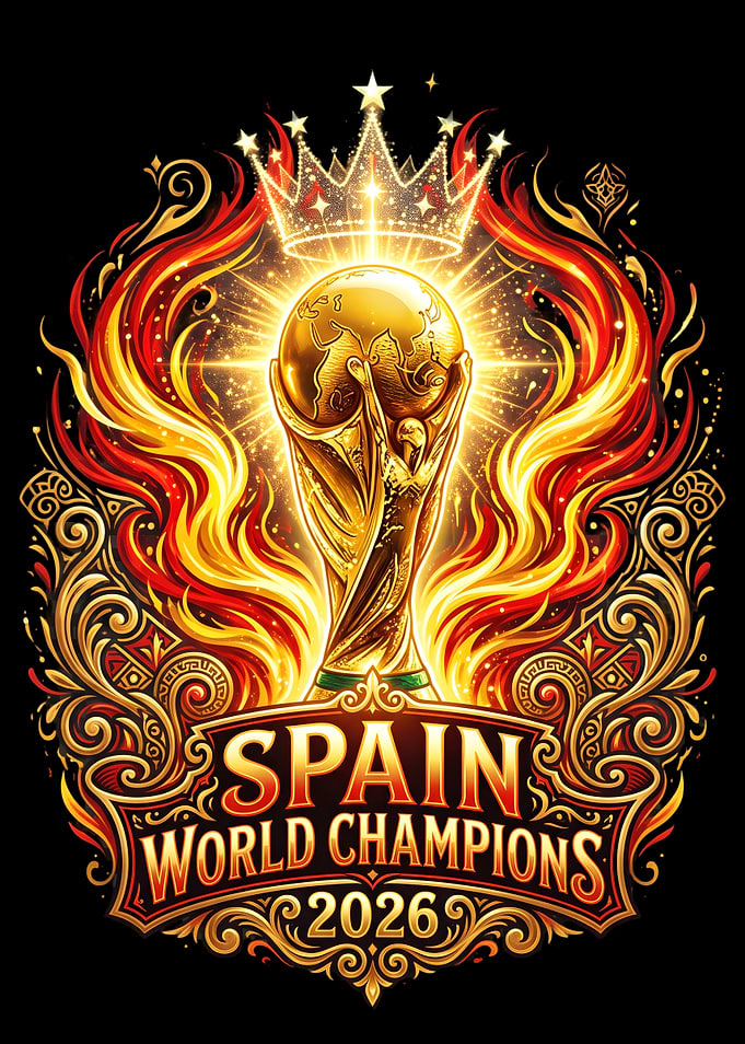 Spain 2026 World Champions Trophy Emblem