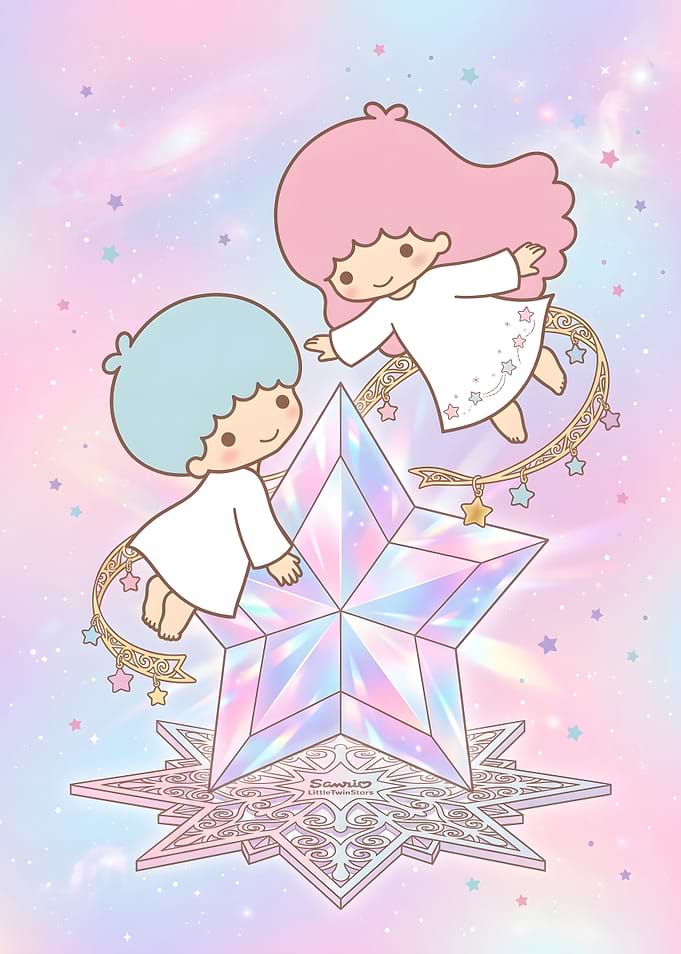 Little Twin Stars with Iridescent Star