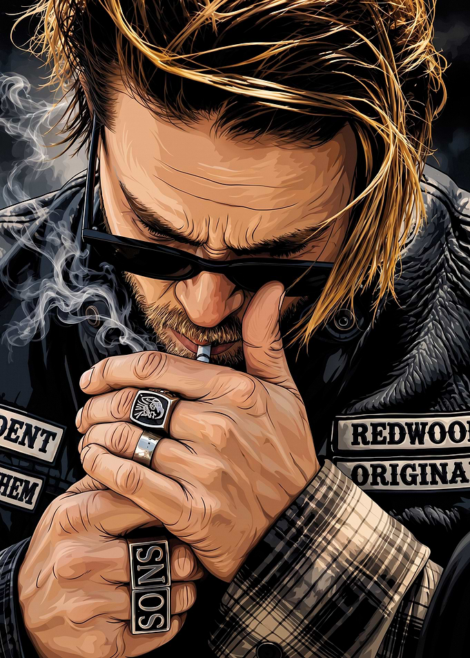 Jax Teller Sons of Anarchy Portrait