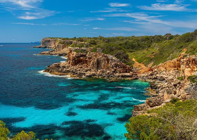 Turquoise Cove of Cala s'Almunia