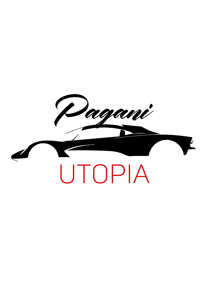 Pagani Utopia Minimalist Car Logo