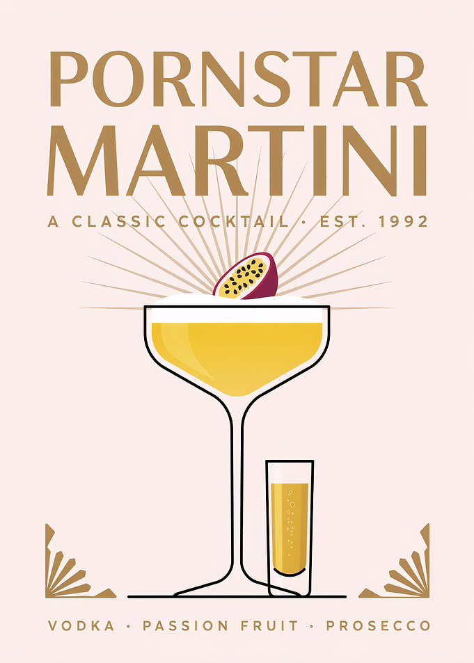 Pornstar Martini Minimalist Recipe