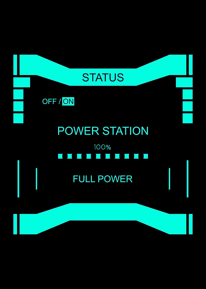 Sci-Fi HUD Status
