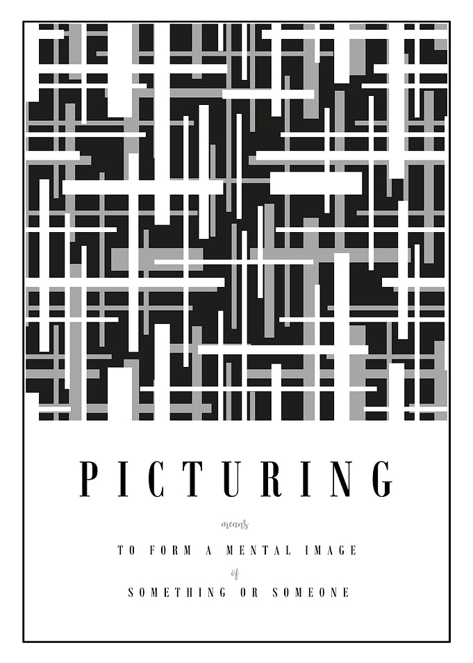 Sticks one Abstract Art Poster