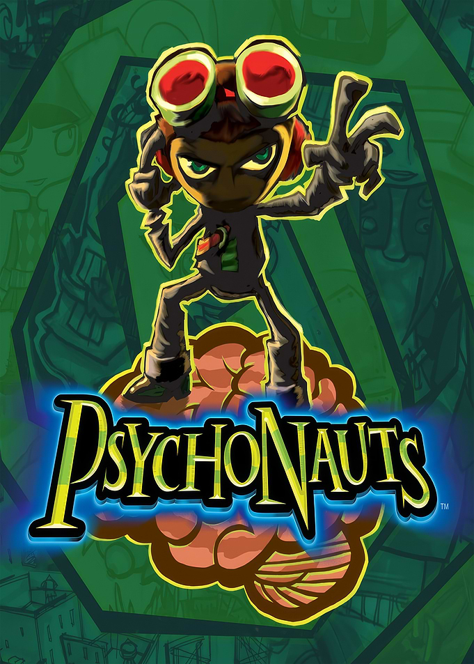 Psychonauts Razputin Aquato Game Poster